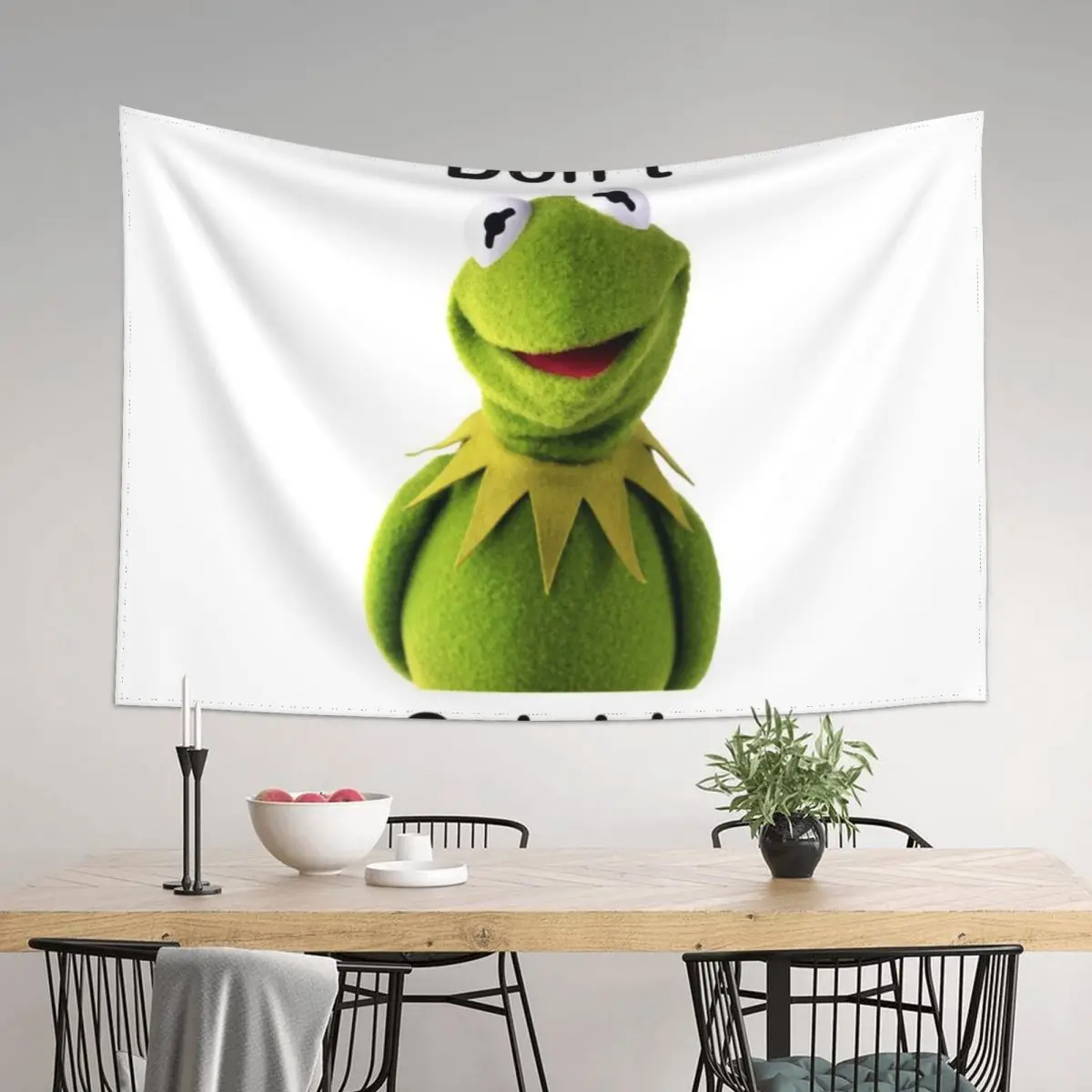 

Don't Kermit Suicide Tapestry Decorative Paintings Decoration Wall Christmas Decoration Art Mural Tapestry