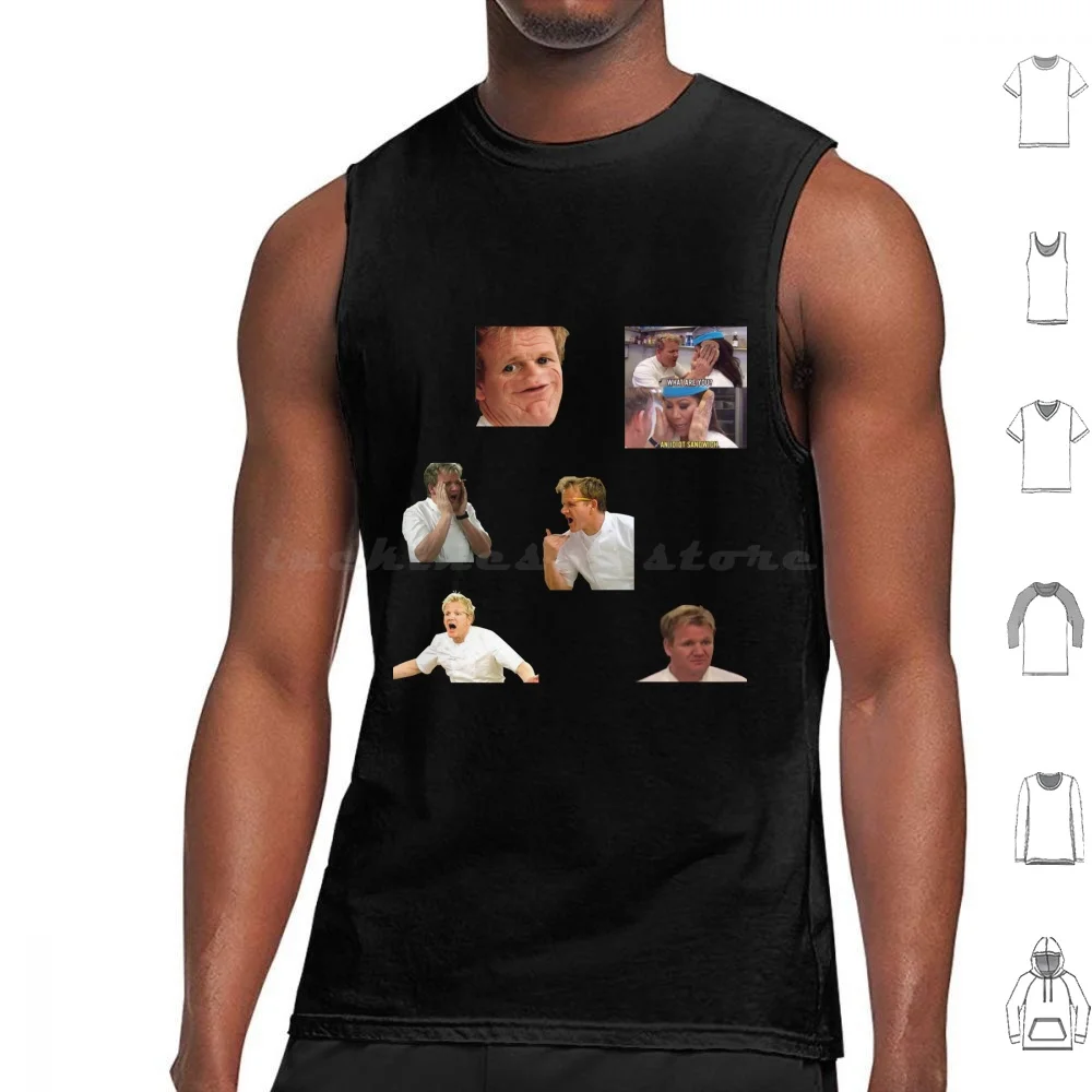 Gordon Ramsay Pack Perfect Gift Tank Tops Vest Sleeveless Gordon Ramsay Hells Kitchen Chef Ramsay Gordon Ramsay Trending