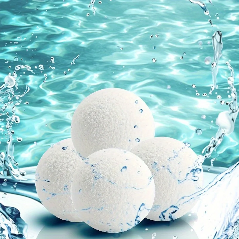 Efficient And Convenient - 4pcs Pool Cleaning Balls - Quick Absorption And High-Efficiency Dirt Removal, Reusable SPA, Hot Tub