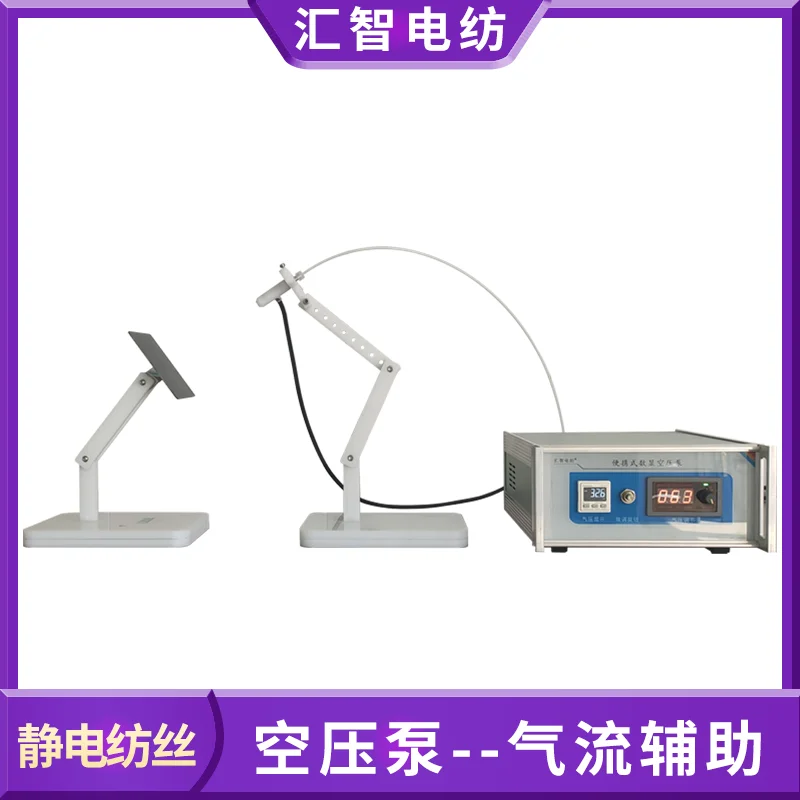 Air-spinning nozzle, air compressor, airflow electrospinning to produce nanofibers