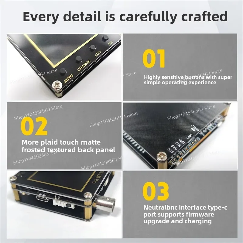 138PRO digital portátil pequeño y portátil para enseñanza y mantenimiento de nivel básico