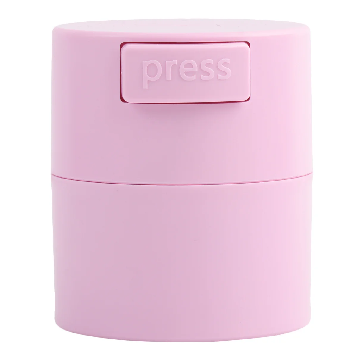 1pc まつげ接着剤収納ボックスポータブル防水ケース接着剤保存用大容量ジャーピンクまつげエクステンション