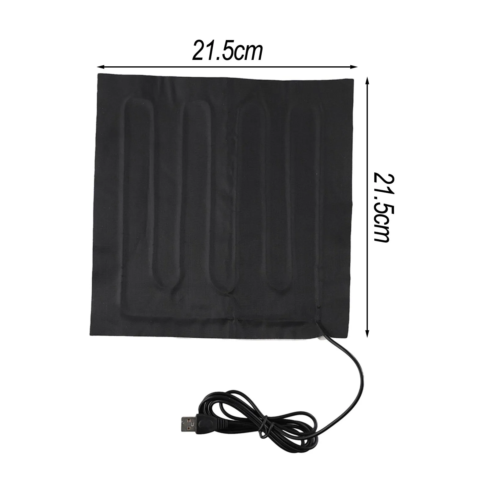 30x30cm Portable Heating Pad Lightweight And Portable Three-Speed Temperature 30cm Heating Pad Black Waterproof Fabric