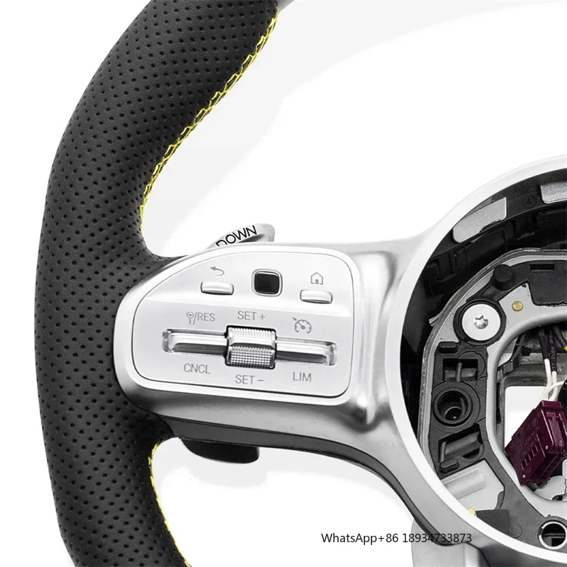 Carbon Fiber Car Steering Wheel For Benzs AMG C190 W117 W166 W177 W197 W205 W213 W216 W217 W218 W222 W253 W257 W463 W464