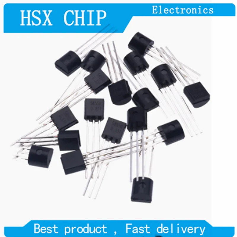 100pcs S8050 S8550 SS8050 SS8550 TO-92 NPN Transistor