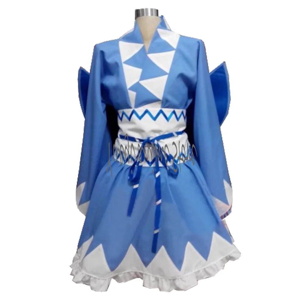 

Anime cos Touhou Cirno Cosplay clothing kimono for women---- customized