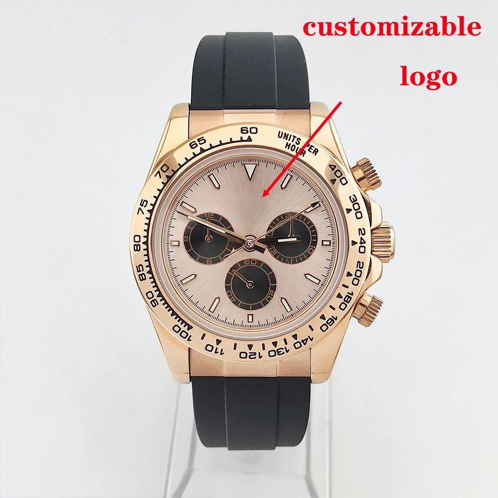 39 mm Luxus-Herren-Chronographenuhr Formula Racing wasserdichte mechanische Uhr Saphir 7750 4613D Uhrwerk Herrenuhr