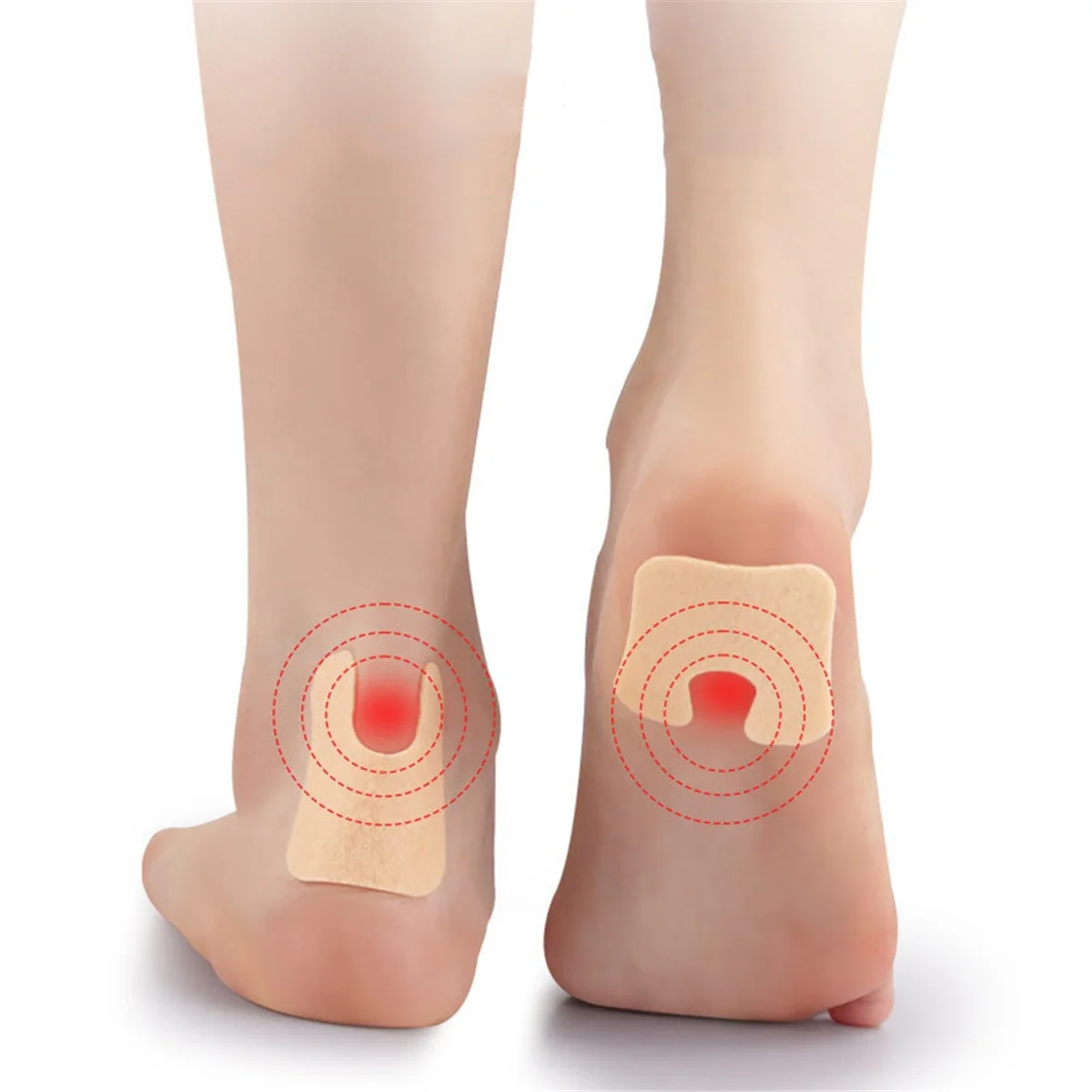 A71P 120 قطعة على شكل حرف U وسادات مسامير القدم وسادات مشط القدم لتخفيف الآلام وسادة القدم إبقاء مسامير القدم من وسادات الفرك #5