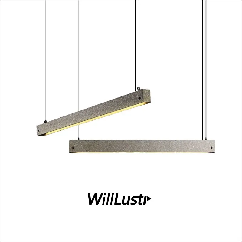 

Handmade Terrazzo Pendant Lamp Waterstone Suspension Light Restaurant Hotel Store Bar Lounge Hanging Ceiling Chandelier
