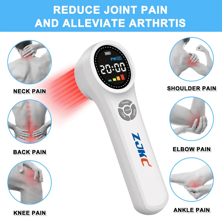 1760mW Photobiomodulation Red Light Therapy Cold Laser Treatment for Pain Relief