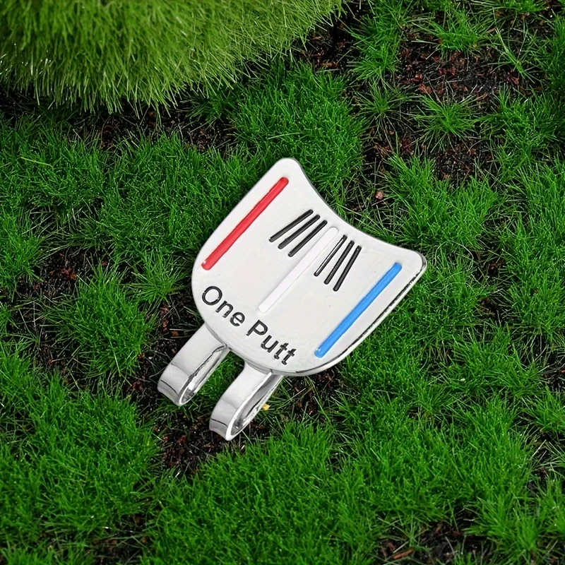 

1 x Magnetic Golf Marker and Cap Clip, Iron Enamel with Strong Magnet, Men's Durable Golf Accessory, Stylish Gift for Golfers