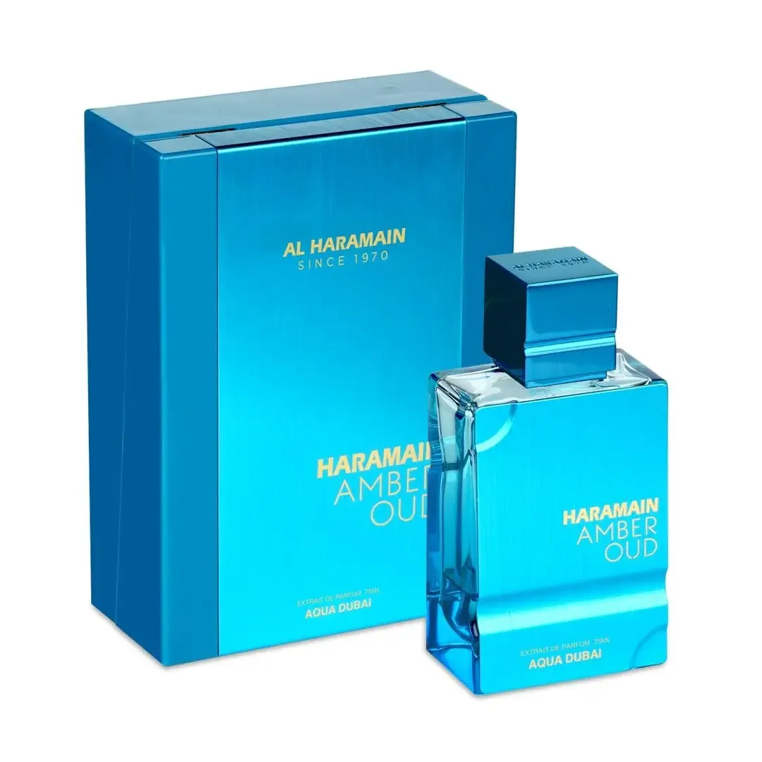 Al Haramain Amber Oud Aqua Dubai 100ML unisexe, parfum aquatique frais, parfum de luxe longue durée