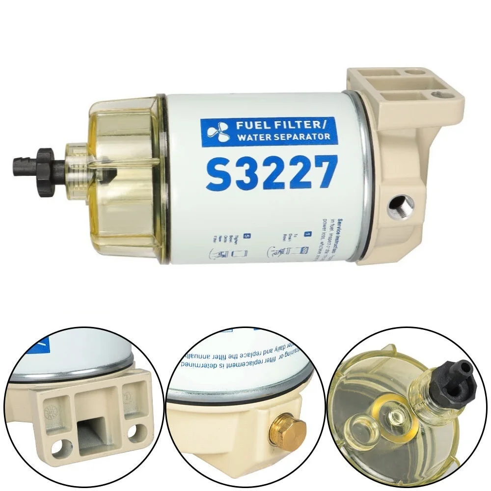 S3227 Outboard Marine Boat Fuel Filter Assembly Diesel Fuel Water Separator For Racor Marine Engine Boat High Quality