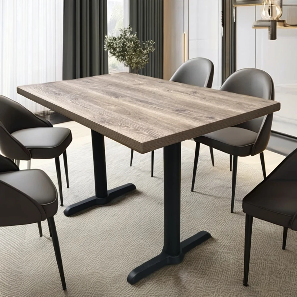 Wholesale Solid Wood Dining Table Modern Style Restaurant Furniture Used for Hotels and Homes