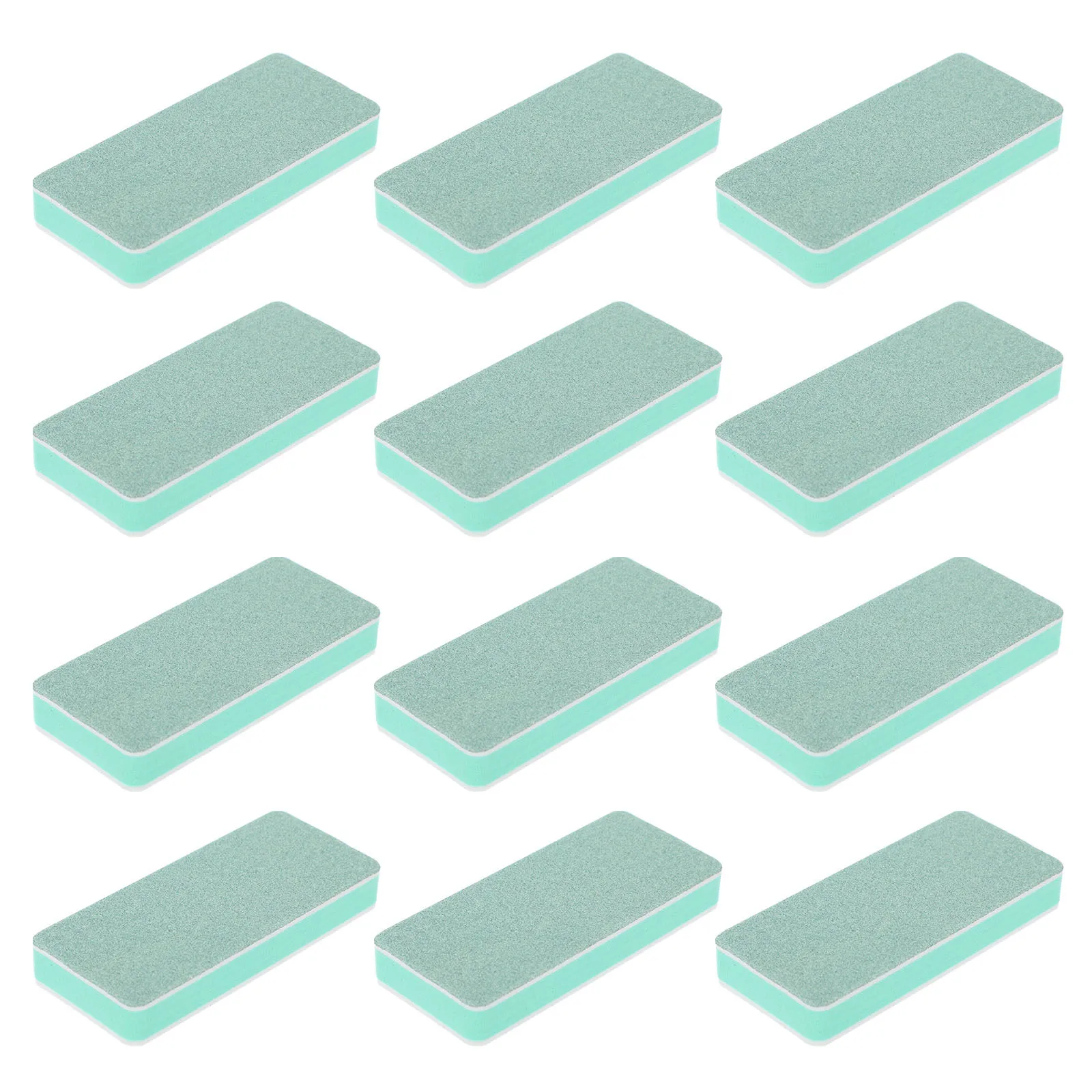 12 Stuks Nagelpolijsten Strips Hoogwaardige Manicure Tool Draagbare Slijpblok Voor Vrouwen Pedicure Wrijven Plaat Nail Art Supplies