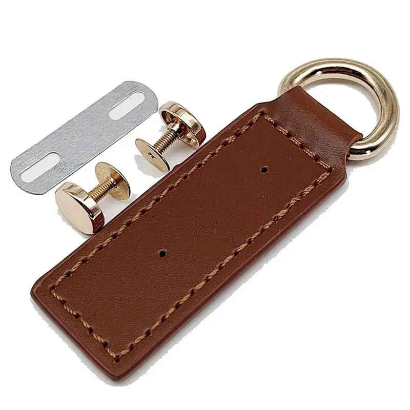 Replacement D Buckle Bag Belt Buckle Lock PU Leather Handmade Buckle Screw Style Bag Hardware Accessories For Handbags Wholesale