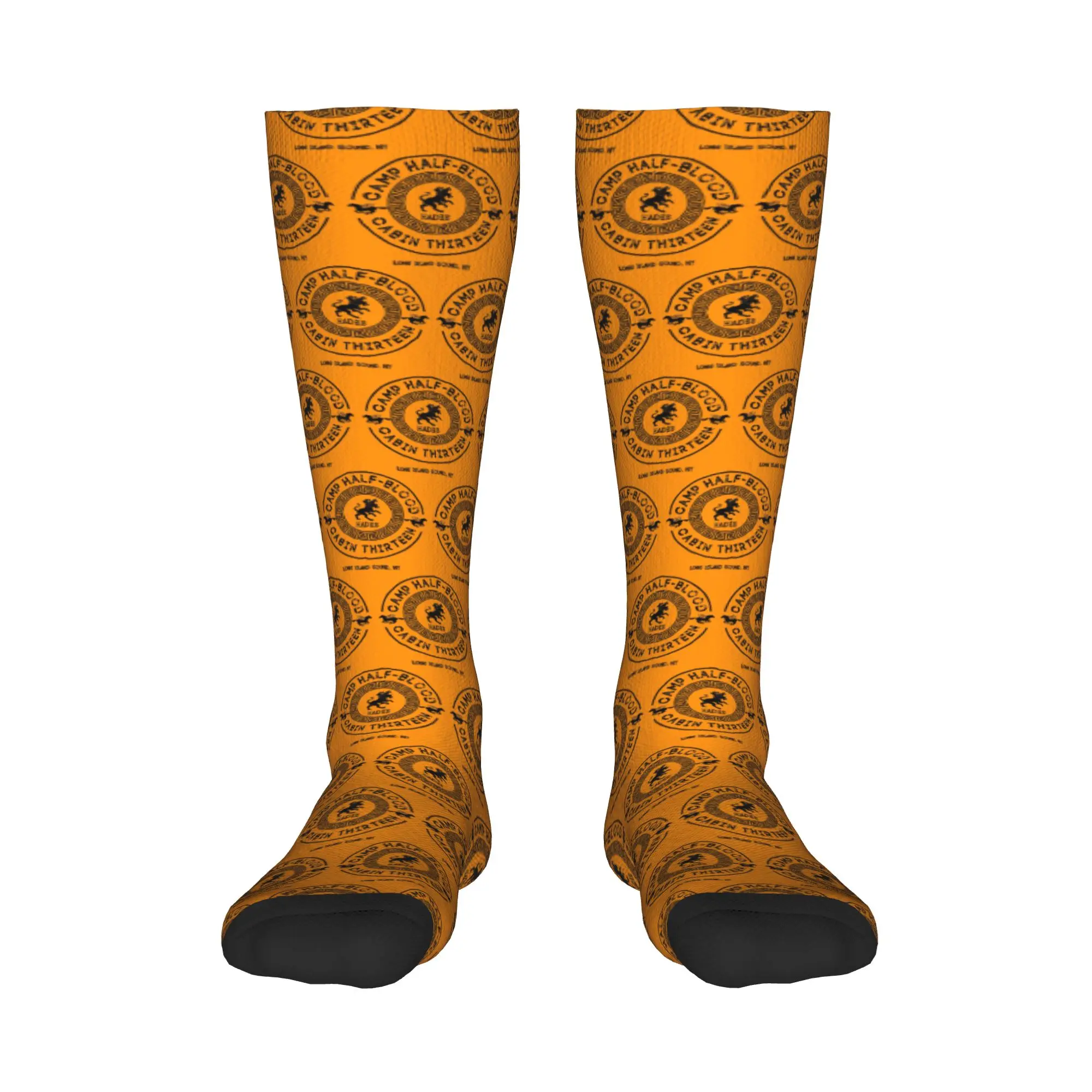 All Seasons Crew Stockings Cabin Thirteen Hades Percy Jackson Camp Half Blood Socks Hip Hop Long Socks Accessories for Men Women