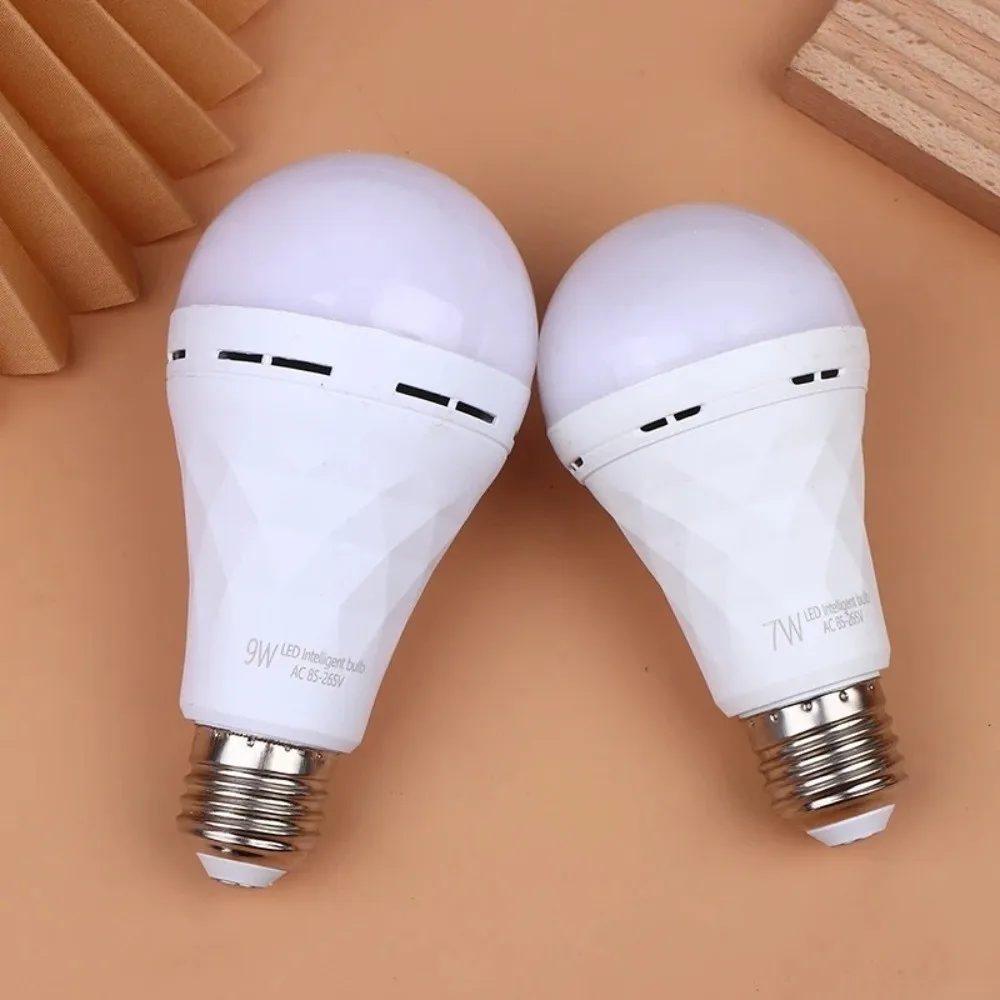 New Rechargeable Emergency Light Bulb E27 7W 9W 12W 15W Emergency Bulb Flicker-Free Portable Night Light Home