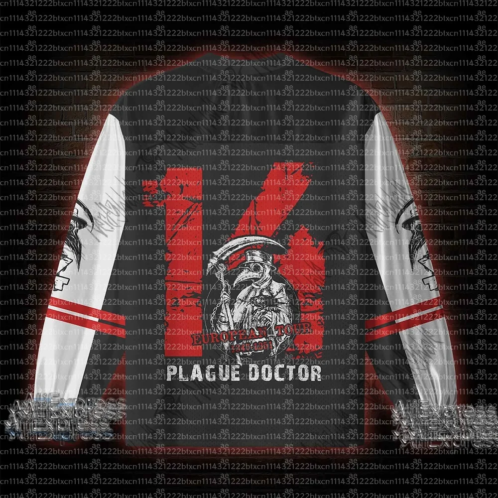 2026 New Movie Sports Fashion Adult Children Long Sleeve V-neck Street View Clothing Gothic Horror Fan Gift