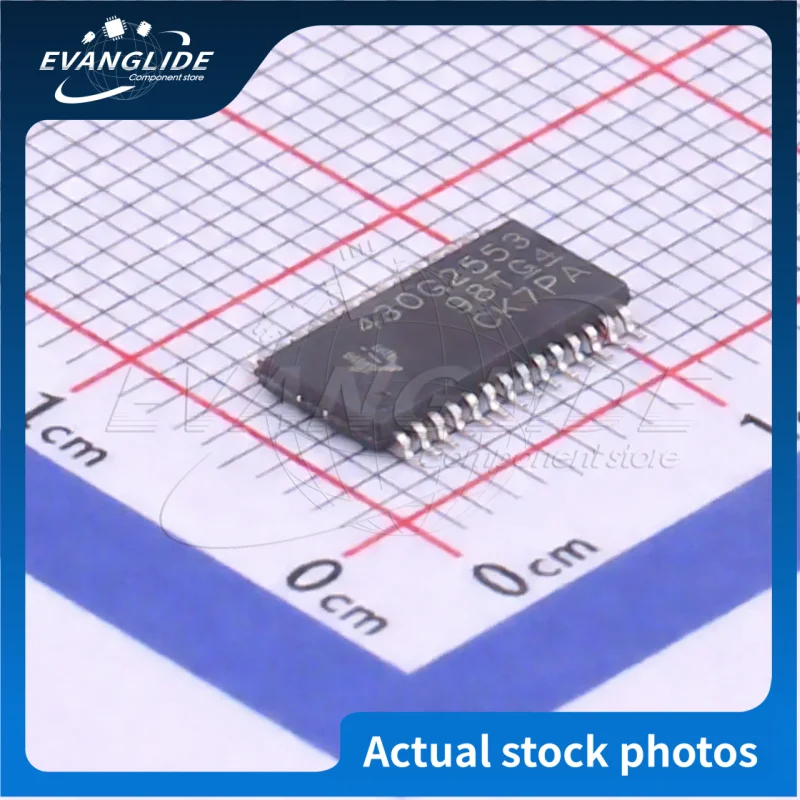 

10 шт./лот, 100% оригинальные и новые микроконтроллеры MSP430G2553IPW28R 430G2553, 16 КБ флэш-памяти, 512 бит SRAM, компаратор, 16 МГц MCU. В наличии, оптом.