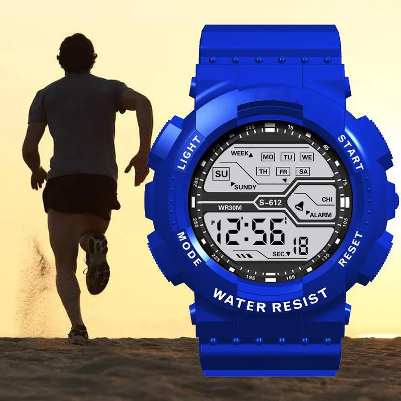 New Fashionable Multi functional Electronic Watch for Men and Women, Night Light Sports Student Watch