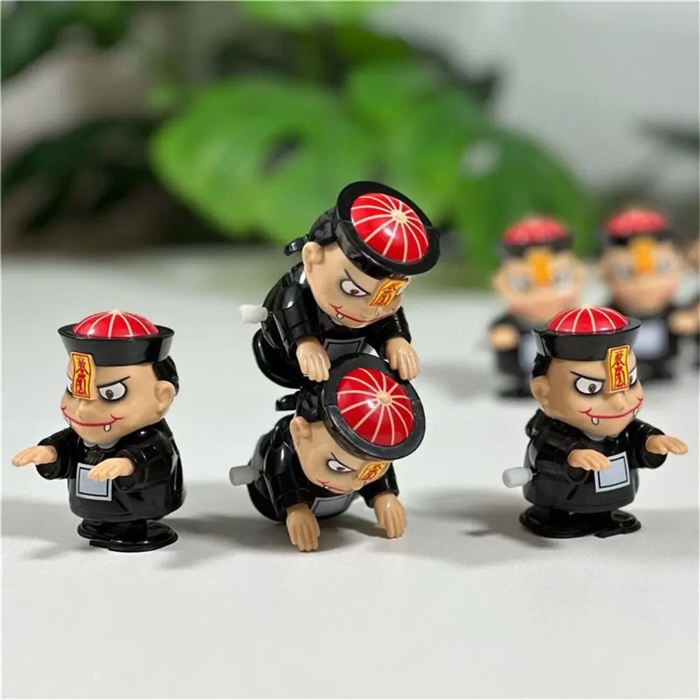 Novelty Ghost Doll Wind Up Toys ABS Plastic Chinese Clockwork Zombie Funny Mini Walking Zombies Toy Children Student