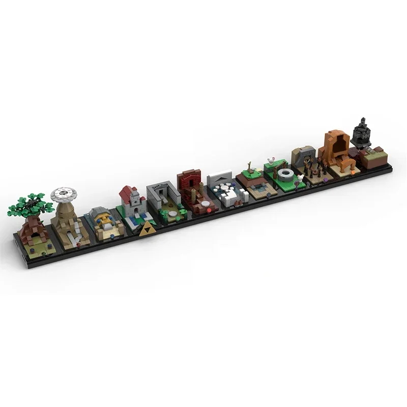 Moc Strange Dark Dungeon Building Bricks, blocos modulares, modelo de jogo popular, presentes de Natal, montagem DIY