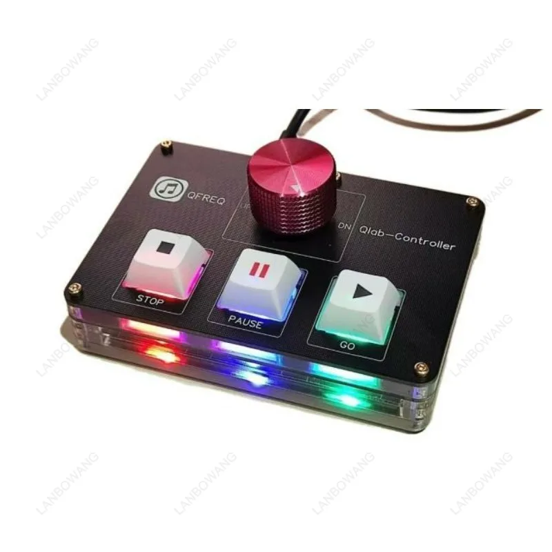Dual Control MIDI Controller For Stage Music Playback Software Live Theater Audio Cue Trigger Control Device