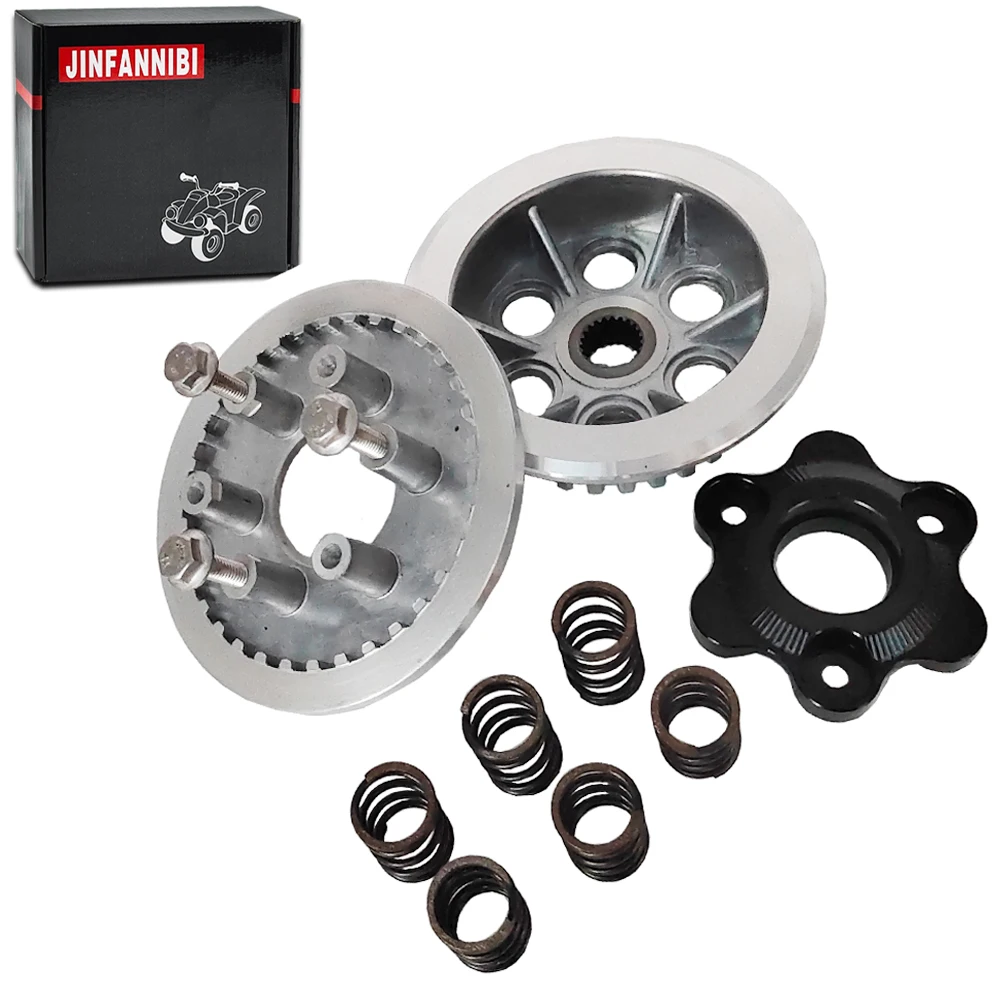 Clutch Center Inner Hub Outer Pressure Plate Rebuild Billet CNC Clutch Lifter Kit Compatible for Honda Grom MSX125