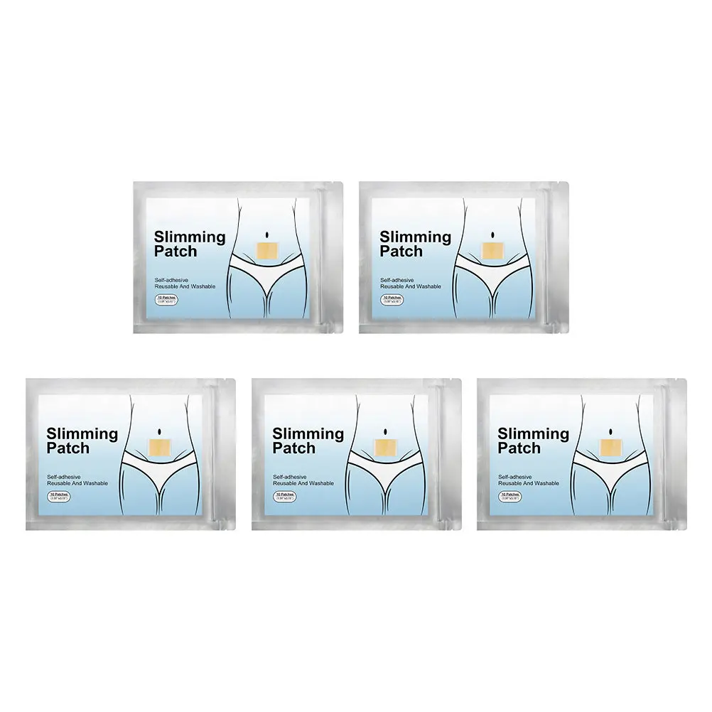 50Pcs Navel Tightening Patch Slimming Abdomen Sticker Quick Fat Burning Patch