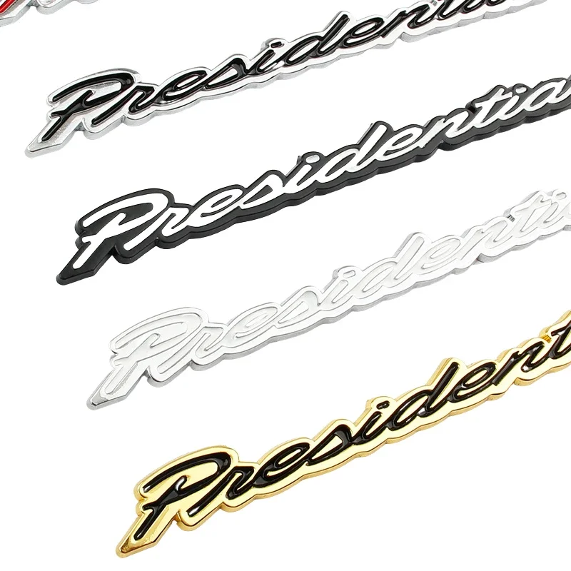 

Pneoidential badge emblem car stickers for Lincoln aviator modified accessories President rear boot trunk decorative logo