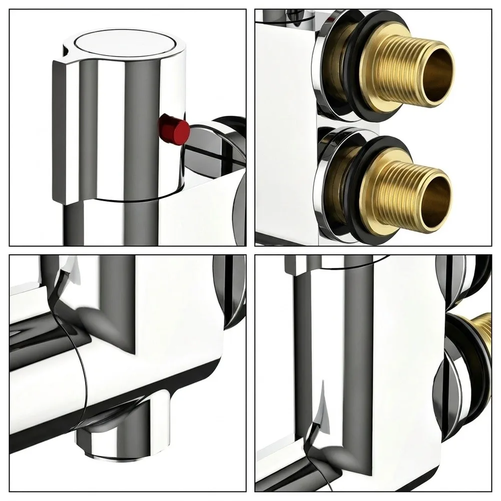 Vertical Thermostatic Shower Mixer for Caravan Bathroom Bidet Sprayer Application for in Yachts Boats and Mobile Living