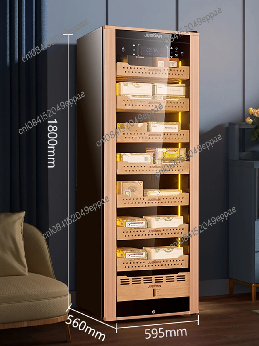 New Sea Level Cigar Cabinet Constant Temperature and Humidity High-end Cedar Wood Cigar Refrigerator