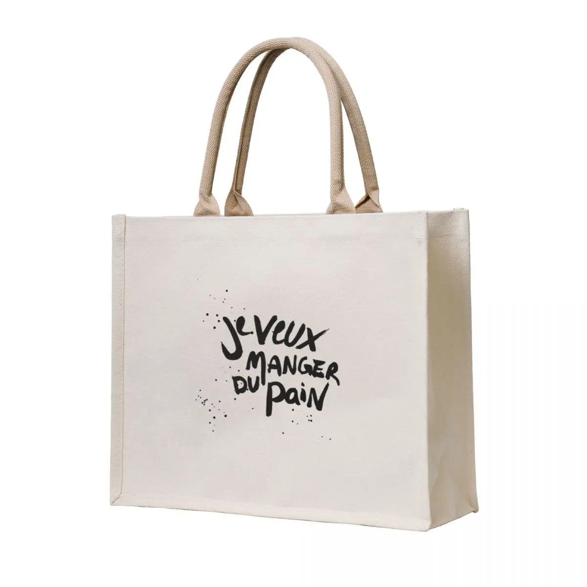 

Je veux manger du pain Tote Bag Women's beach bags shopping bag logo Eco bag bags woman 2025