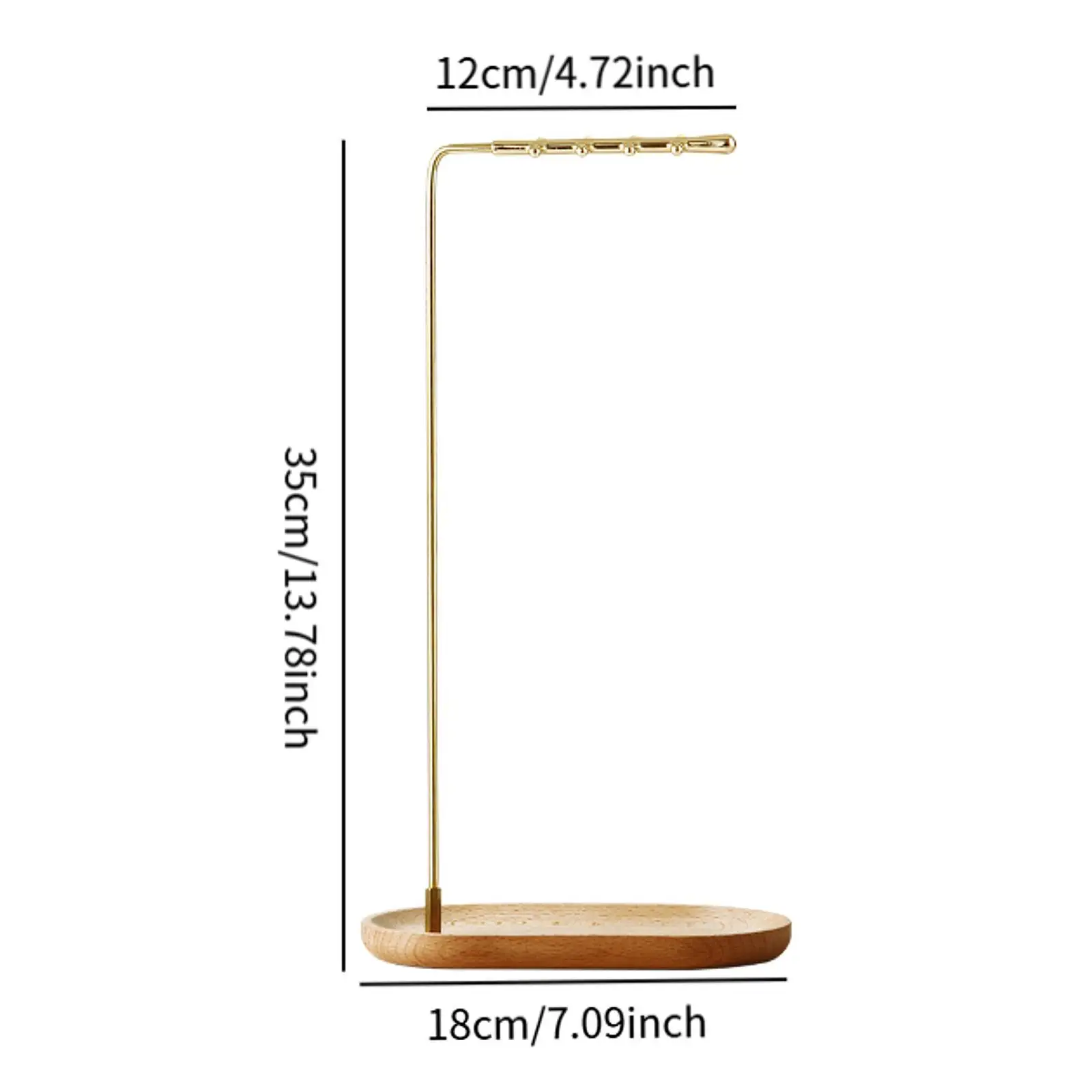 Calligraphy Pen Holder Stand Metal Desktop Calligraphy Brush Holder for