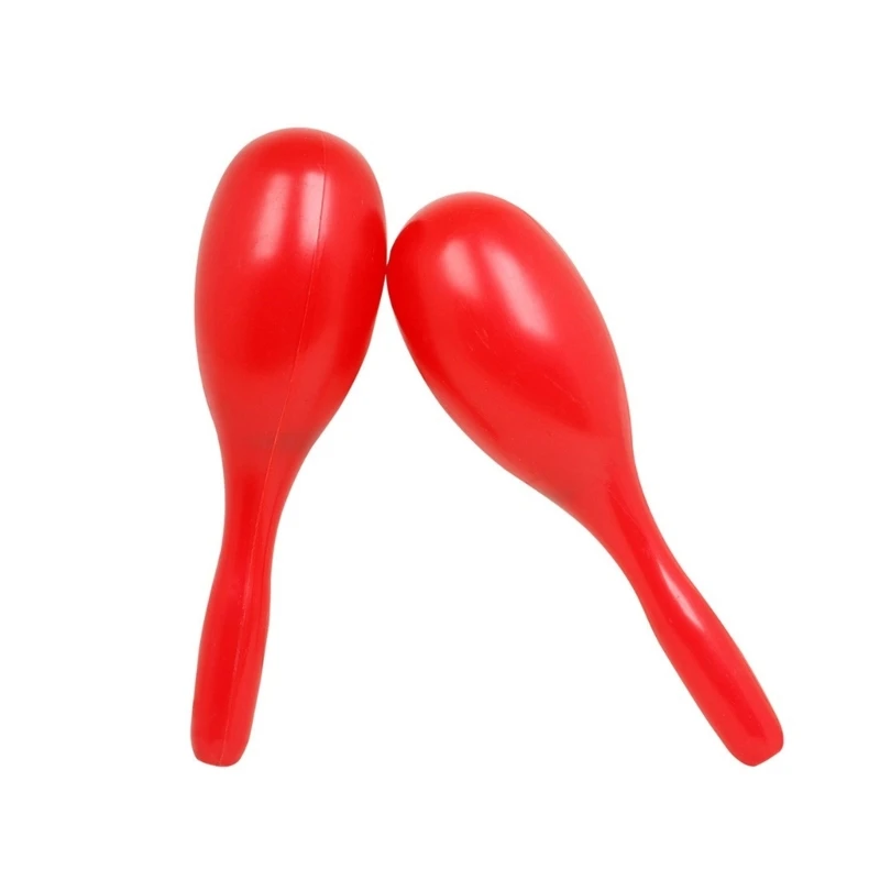 1 คู่พลาสติก Maracas Shakers Noisemaker ของเล่นเพลงมือ Shakers เครื่องดนตรี PARTY อุปกรณ์ตกแต่ง DropShipping