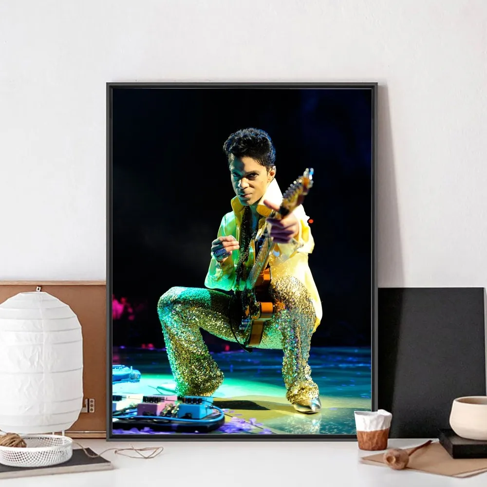 Prince Rogers Nelson Poster No Framed Poster Kraft Club Bar Paper Vintage Poster Wall Art Painting Bedroom Study Stickers