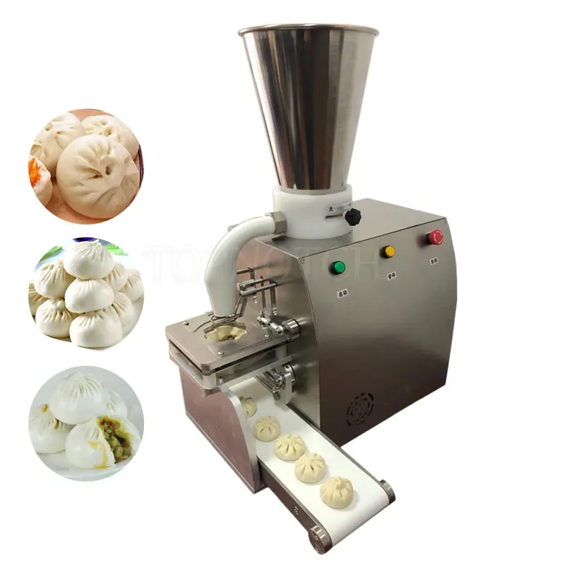 Stuffed Soup Dumplings Momo Chinese Baozi Wrapper Making Equipment Steamed Bun Machine