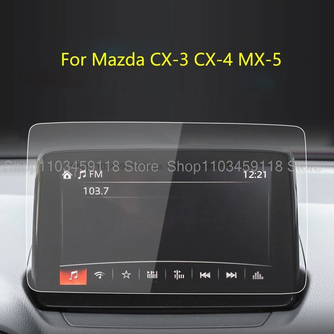 

Защитная пленка из закаленного стекла для Mazda CX-3 CX-4 MX-5 2015 2016 2017 2018 2019, GPS-навигация, внутренняя защита от царапин