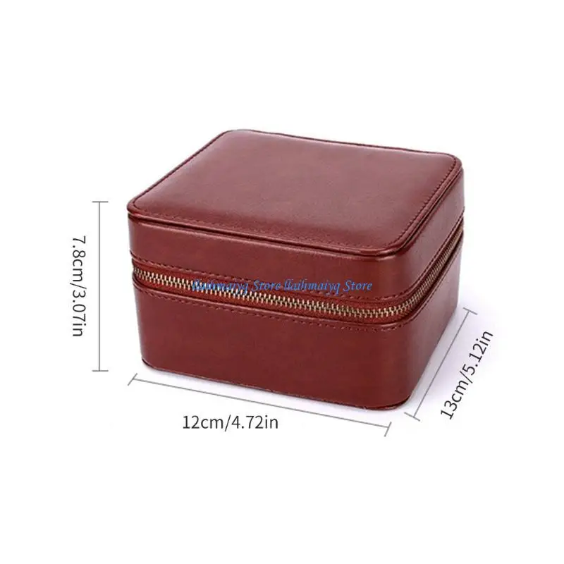 573B Watch Display Case لمحبي ساعة Watch Pu Leather Writhatch Case Jewelry