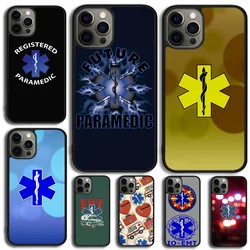 Ambulance EMS EMT Paramedic Phone Case Cover For iPhone 17 Air 15 16 14 Plus 11 12 13 Pro Max Apple max