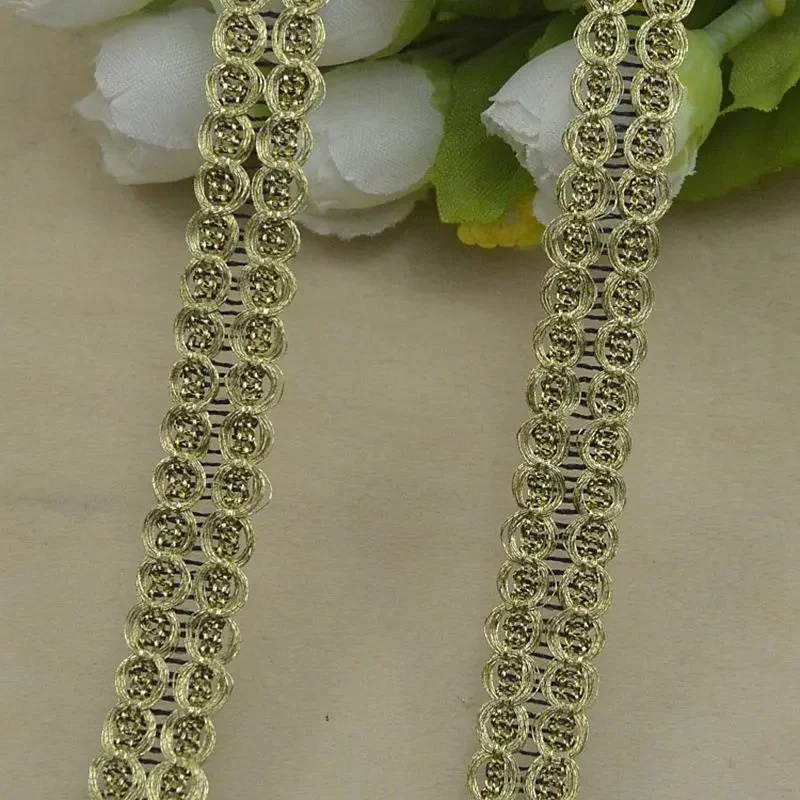 5Meters/16.4Ft Per Pack of New Lace Trim for Clothing Accessories, DIY Sewing Handmade Products, Wedding Dresses, Curtains, Curv