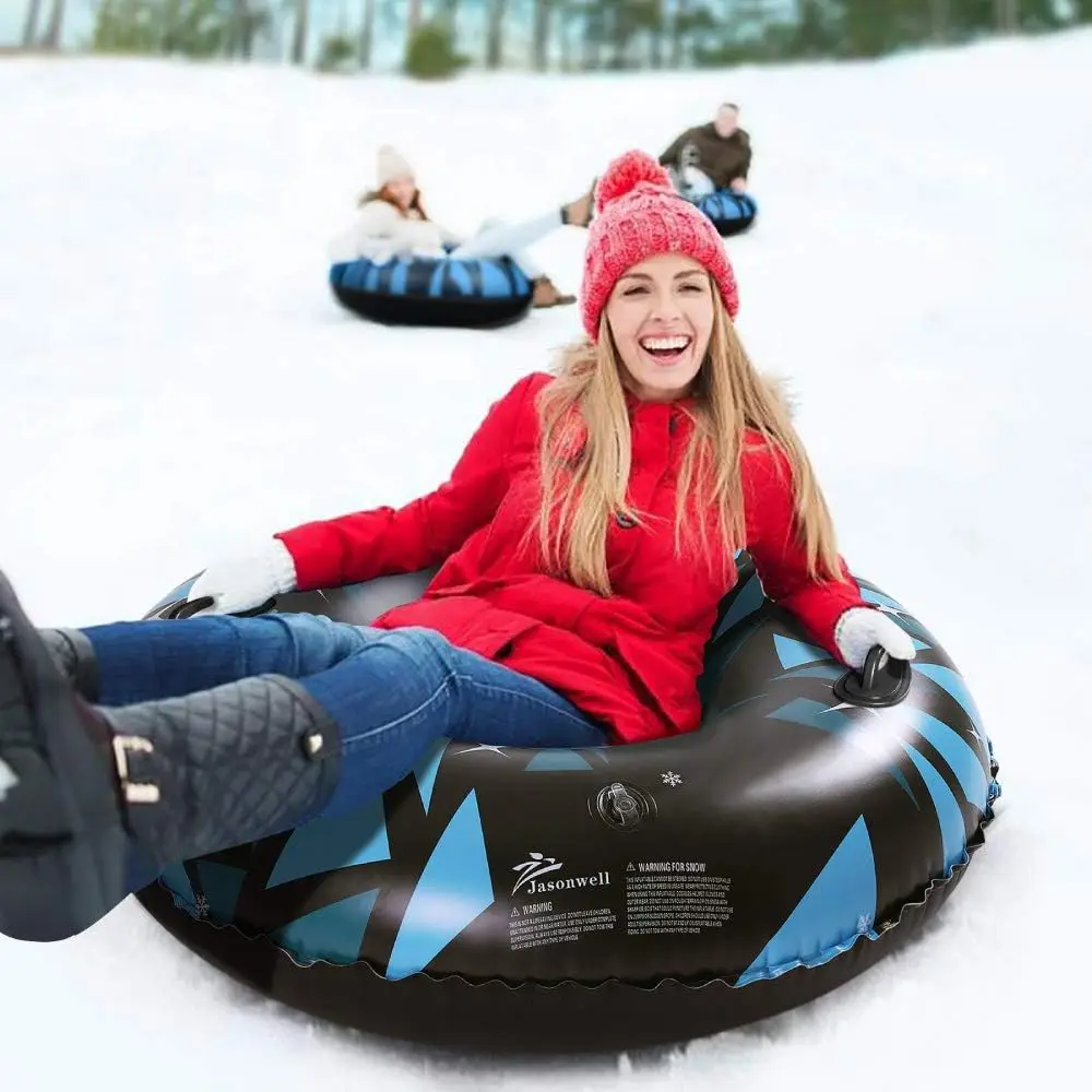 Winter outdoor toys sleds & snow tubes heavy  inflatable  sled toboggan  toys for kids