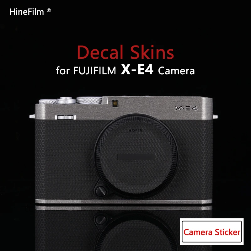 Hinefilm Skin for Fuji XE4 Camera Sticker Cover Film for Fujifilm X-E4 Camera Decal Skin Premium X E4 Protector Wrap Sticker