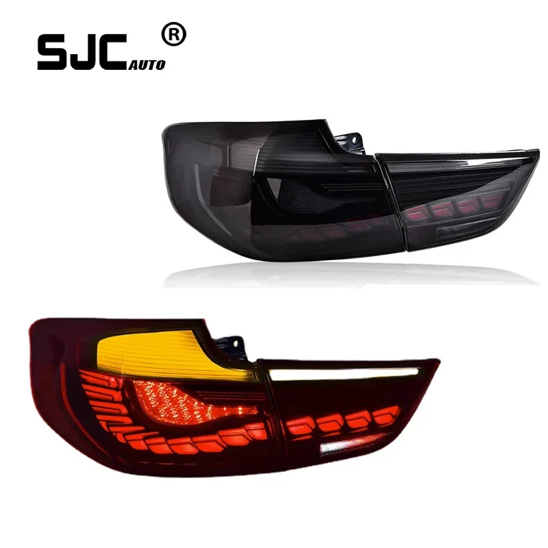 

SJC Auto Specially Designed for BMW 3-Series F34 GT Taillight Assembly 13-20 Modified Dragon Scale LED Rear Lights High-quality