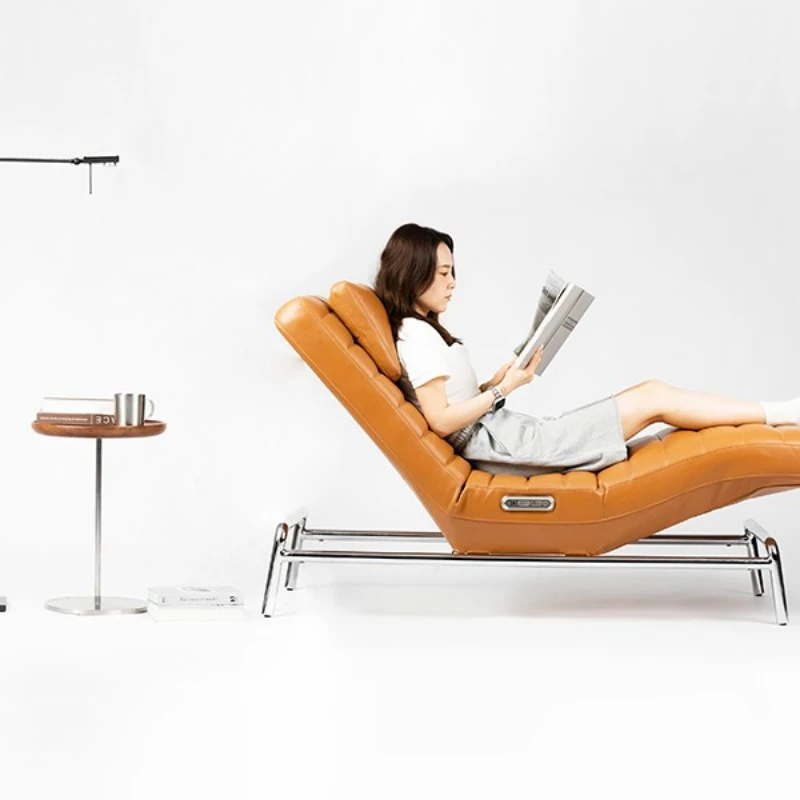 

Single electric sofa chair leather lazy sofa couch multifunctional electric massage home lounge chair