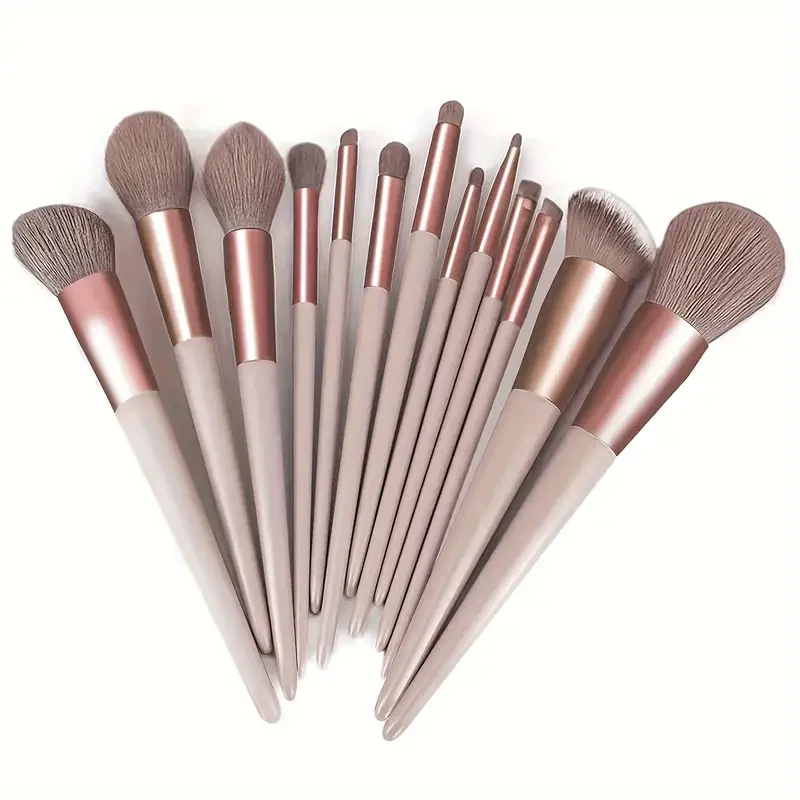 

NEW 13PCS Makeup Brush Set Eye Shadow Foundation Blush Highlighter Concealer Kabuki Blending Brush Soft Fluffy Women Beauty Tool