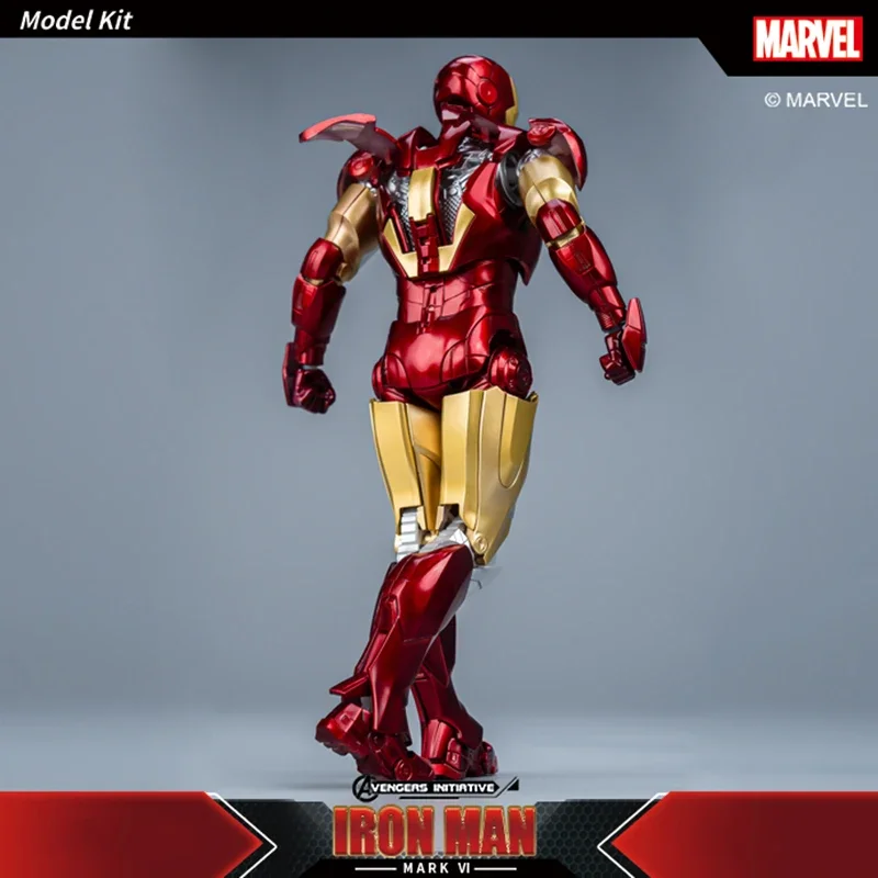 Fondjoy Iron Man MK6 DIY Assemble Toy The Avengers Iron Man Model 15cm ABS Material 1/12 Scale Action Figures Boys Birthday Gift