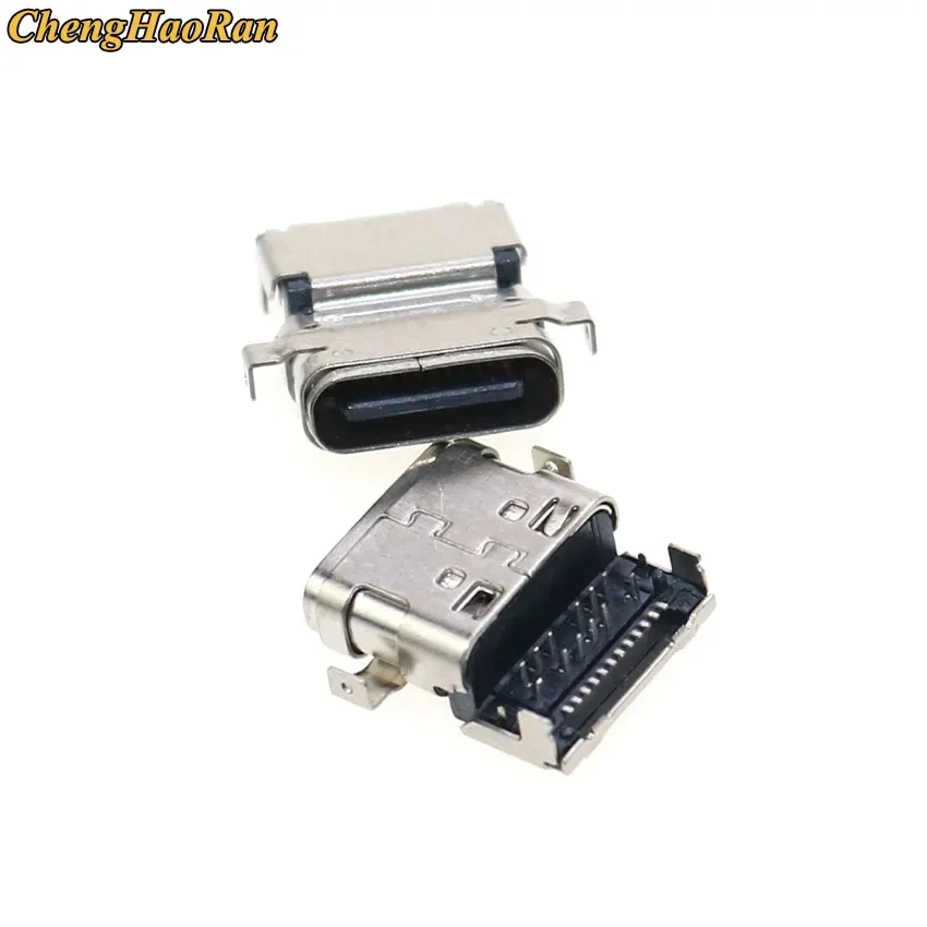 ChegnHaoRan 2 Stück für ASUS C423N C423NA USB C USB3.1 Typ-C USB-Ladeanschluss DC-Stromanschluss 24P Buchse USB – Detail 2