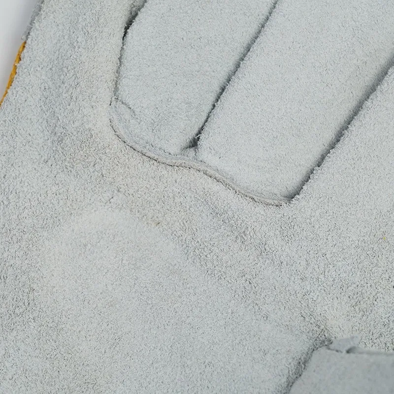 Genuine Cowhide Welding Protective Gloves, Anti-scald Heat-insulating & Wear-resistant, Cost-effective Hand Protection for Work